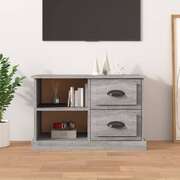 Sleek and Stylish Engineered Wood TV Stand in Grey Sonoma Finish