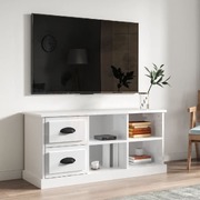 Elegant High Gloss White Engineered Wood TV Cabinet
