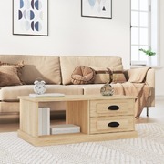 Nature's Symphony: Sonoma Oak Engineered Wood Coffee Table