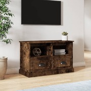 Sleek and Stylish: Modern Smoked Oak Engineered Wood TV Cabinet