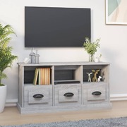 Modern Grey Sonoma Engineered Wood TV Cabinet