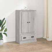 Elegantly Crafted Grey Sonoma Highboard - A Fusion of Style and Durability