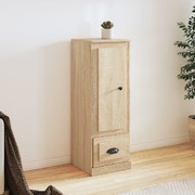 Contemporary Highboard in Sleek Sonoma Oak Engineered Finish