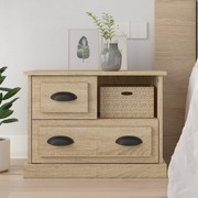 Rustic Oak Serenity: Sonoma Oak Bedside Cabinet