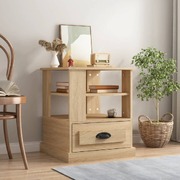 Oak Serenade: Sonoma Oak Engineered Wood Side Table