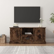 Smoked Oak Engineered Wood TV Cabinet for a Stylish Home