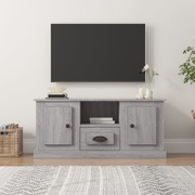 Grey Sonoma Engineered Wood TV Cabinet for a Stylish Home