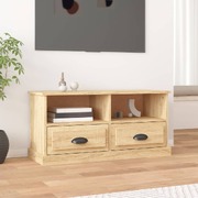 Modern Functionality: Sonoma Oak Engineered Wood TV Cabinet
