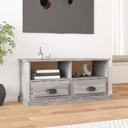 Modern Functionality: Grey Sonoma Engineered Wood TV Cabinet