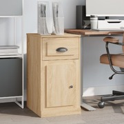 Sleek Engineered Sonoma Oak Timber Sideboard with Storage Compartment