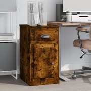 Sleek Engineered Smoked Oak Timber Sideboard with Storage Compartment