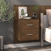 Wall Bedside Cabinet Wood