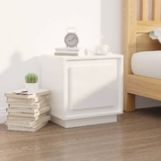 Luminous Elegance White High Gloss Bedside Cabinet