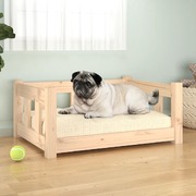 Dog Bed Solid Wood 