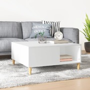 Harmony Haven: Contemporary White Coffee Table