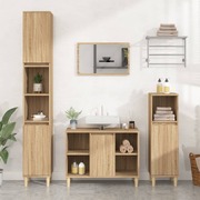 Sonoma Oak Tinted Engineered Wooden Basin Organizer