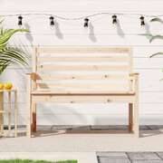 Pine Essence: Timeless Solid Wood Garden Bench
