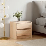 Bedside Cabinet Solid Wood Pine