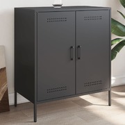 Chic Black Steel Sideboard Modern & Stylish Storag