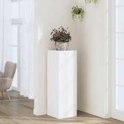 Tall White Plant Stand 100cm Engineered Wood | EXTG