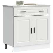 Kitchen Base Cabinet Engineered Wood White | EXTG