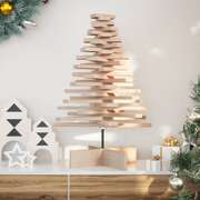 Wooden Christmas Tree for Decoration Xmas Tree Ornament - Solid Wood Pine