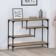 Minimalist Console Table Artisan oak Engineered wood - Comfortable