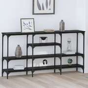 Contemporary Console Table Black oak Engineered wood - High Quality