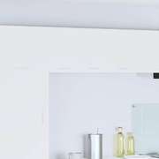 Elegant Hanging Cabinet Riga White Engineered Wood - Durable