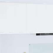 Luxury Hanging Cabinet with Shelf Riga 2 pcs White - Sturdy Frame