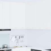 Functional Hanging Cabinet Riga White Engineered Wood