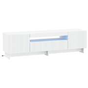 Modern TV Cabinet White Wood