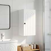 Bathroom Wall Cabinet White Slim 30x31x59cm