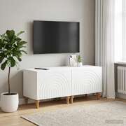White TV Cabinet Engineered Wood 98x35x43cm
