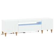 Modern TV Cabinet White Wood