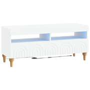 Modern TV Cabinet White Wood