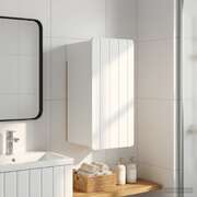 Bathroom Wall Cabinet White Slim 30x31x63cm