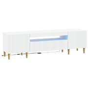 Modern TV Cabinet White Wood