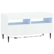 Modern TV Cabinet White Wood
