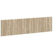 Wall Headboard Engineered Wood Design 200x3x50cm