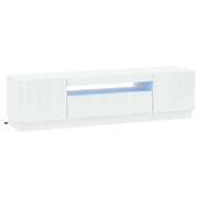 Modern TV Cabinet White Wood
