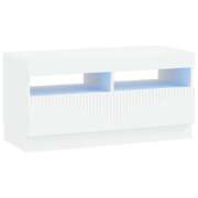 Modern TV Cabinet White Wood