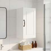 Bathroom Wall Cabinet White Slim 30x31x59cm
