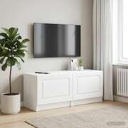 White TV Cabinet Engineered Wood 49x35x40cm