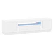 White TV Cabinet Engineered Wood