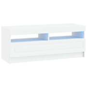 White Engineered Wood TV Cabinet