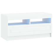 Modern TV Cabinet White Wood