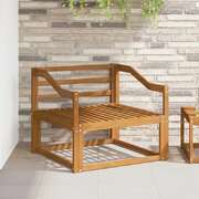 Armrest Natural Solid Wood 79x4x73cm