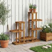 Plant Stand Natural Wood 118x25x96.5cm