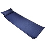 Air Mattress Blue Pillow Inflatable